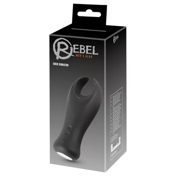 Rebel - peniksenpään vibraattori - värisevä - musta