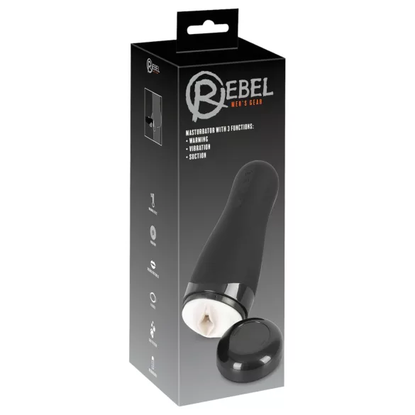 Rebel 3 Function - akullinen, lämmittävä tekovagina-masturbaattori