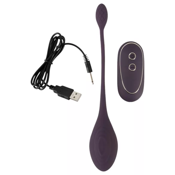 You2Toys - kauko-ohjattava vibraatiomuna - ladattava - violetti