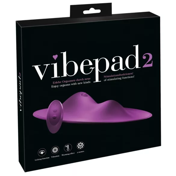 VibePad 2 - klitoriskiihotin tyynyllä - vibraattori - lila