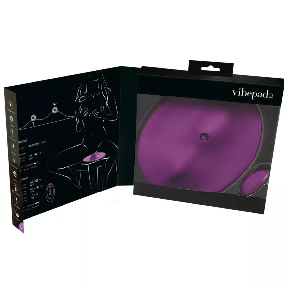 VibePad 2 - klitoriskiihotin tyynyllä - vibraattori - lila