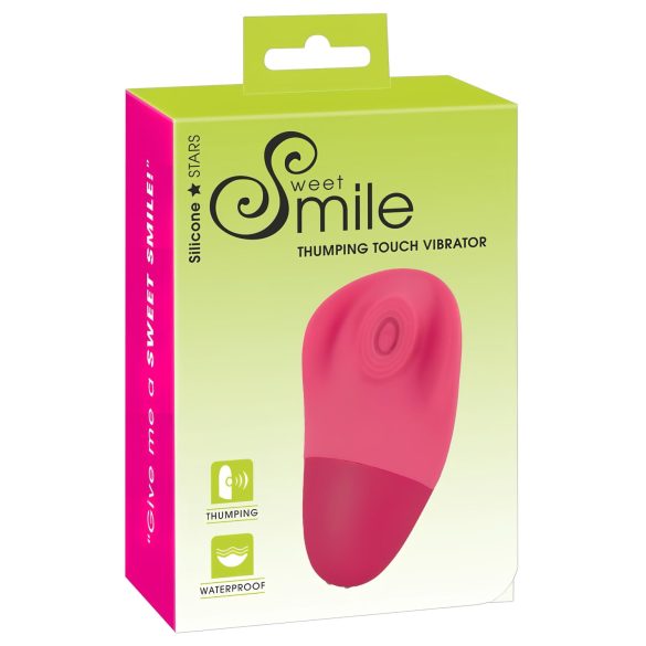 SMILE Thumping Touch - ladattava, pulsoiva klitoriskiihotin (pinkki)