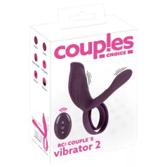   Couples Choice - vibroitu penisrengas kaukosäätimellä - lila