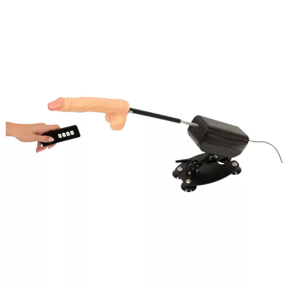 The Banger Fucking Machine - seksikone - 2 dildoja ja 1 tekopimppi