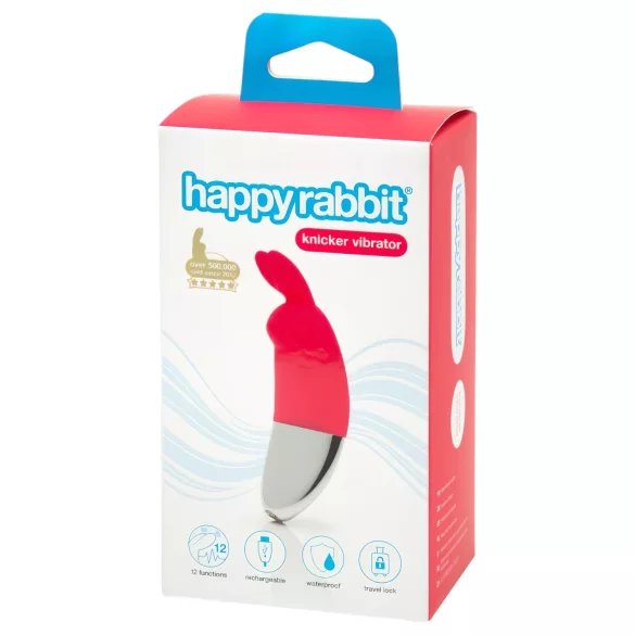 Happyrabbit - klitoriskiihotin ladataava - punainen