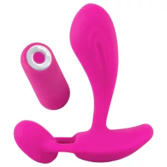   SMILE RC - G-pistevibraattori kaukosäätimellä - ladattava - pinkki