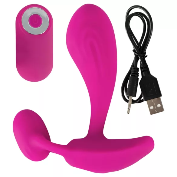 SMILE RC - G-pistevibraattori kaukosäätimellä - ladattava - pinkki