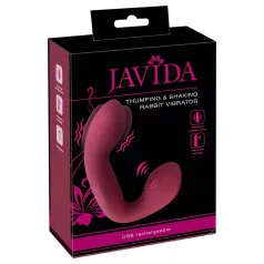   Javida Thumping - sykkivä G-piste- ja klitoriskiihotin (punainen)