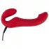 You2Toys - kauko-ohjattava strapless strapon-vibraattori - punainen