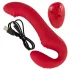 You2Toys - kauko-ohjattava strapless strapon-vibraattori - punainen