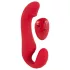 You2Toys - kauko-ohjattava strapless strapon-vibraattori - punainen