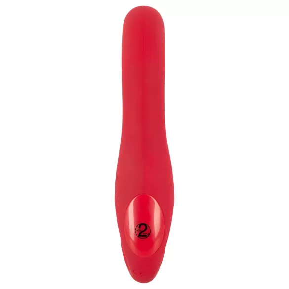 You2Toys - kauko-ohjattava strapless strapon-vibraattori - punainen