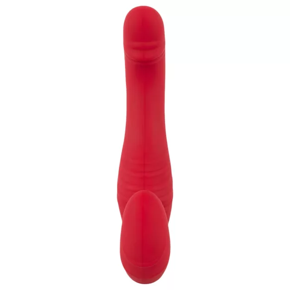You2Toys - kauko-ohjattava strapless strapon-vibraattori - punainen
