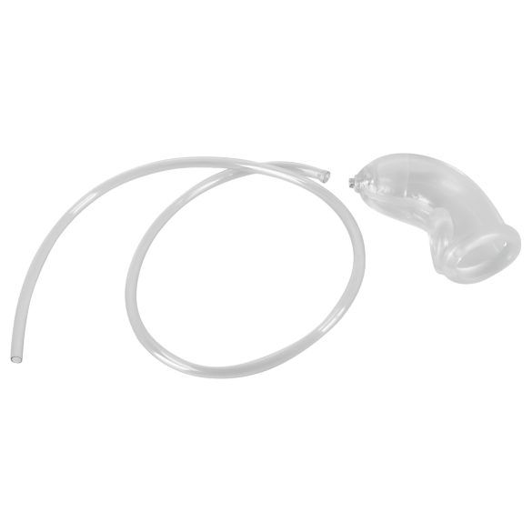 You2Toys - peniksen jatke pissaleikkeihin poistoputkella - läpinäkyvä