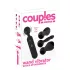 Couples Choice - parivibraattori ladattava lämmittävä hierova silikoninen musta