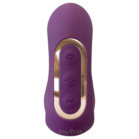 Javida - 4-in-1 kielellinen klitoriskiihotin vibraattori (liila)