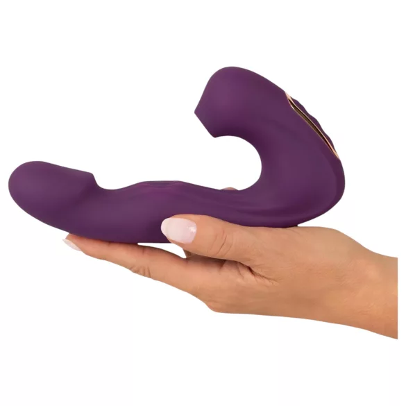 Javida - 4-in-1 kielellinen klitoriskiihotin vibraattori (liila)