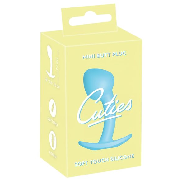 Cuties Mini Anustappi - silikoni - sininen (2,6 cm)
