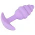 Cuties Mini anustappi - silikoninen anustappi (violetti, 2,8 cm)