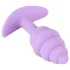 Cuties Mini anustappi - silikoninen anustappi (violetti, 2,8 cm)