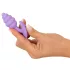 Cuties Mini anustappi - silikoninen anustappi (violetti, 2,8 cm)