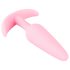 Cuties Mini Anustappi - silikoni - pinkki (2,1 cm)