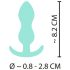 Cuties Mini Anustappi - Mintunvihreä (2,3 cm)