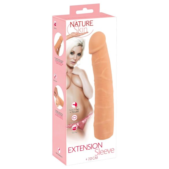 Nature Skin - pidentävä ja paksuntava penisvarsi (24cm)