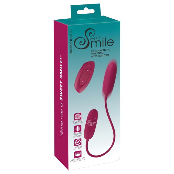 Smile Love Egg Duo - värinämunat (takapuoli+emu)