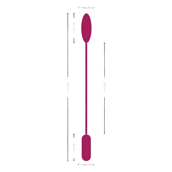 Smile Love Egg Duo - vibraatiomuna duo - anaalille ja vaginaan