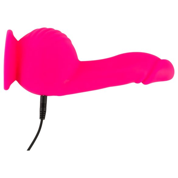 SMILE Powerful - vibraattori imukupilla ja kahdella moottorilla - pinkki