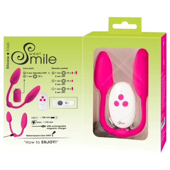 Sweet Smile - RC Tupla Geishakuula (vaaleanpunainen)