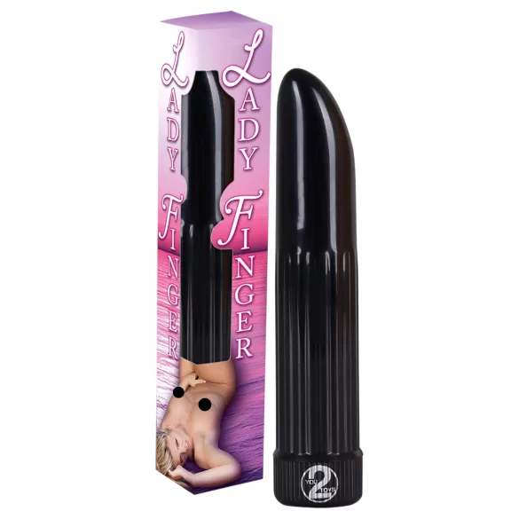You2Toys - mini vibraattori - sormivibra - musta