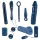 You2Toys - vibraattorisetti - 9 osaa - Midnight Blue