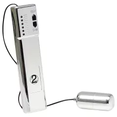 You2Toys Climax - vibraattorimuna - langaton - hopea