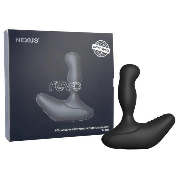 Nexus Revo - pyörivä eturauhaskiihotin (musta)