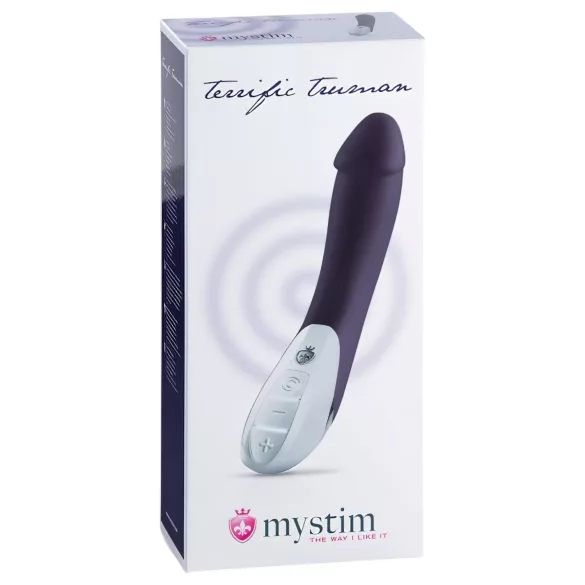 mystim - vibrattori kahdella moottorilla - sininen