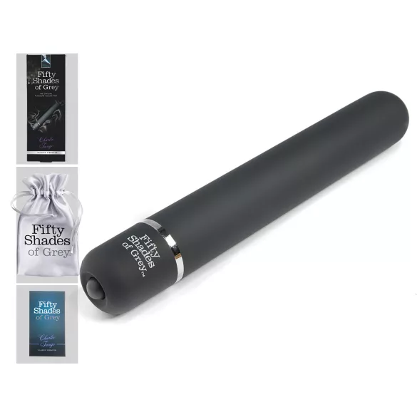Fifty Shades of Grey - vibraattori - vedenkestävä - harmaa