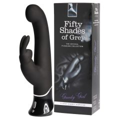   Fifty Shades of Grey - vibraattori klitoriskiihottimella - USB-ladattava