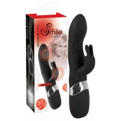   SMILE Blacky - vibraattori kahdella moottorilla - USB-ladattava - musta