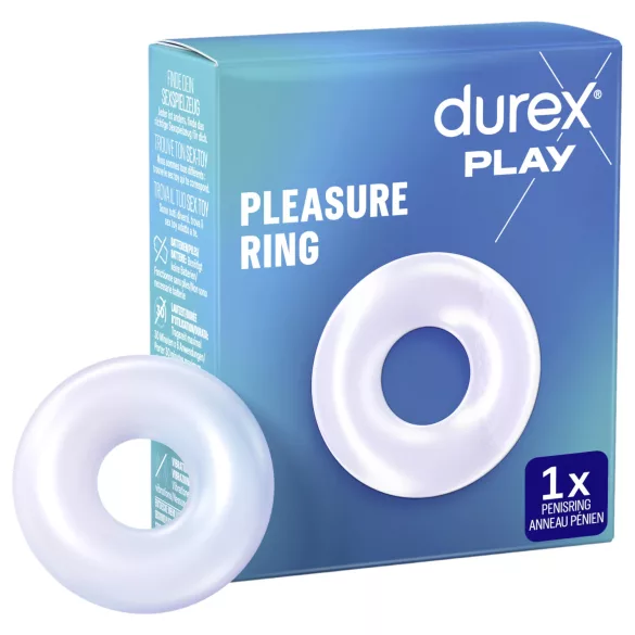 Durex - penisrengas - pitkäkestoinen nautinto - läpinäkyvä