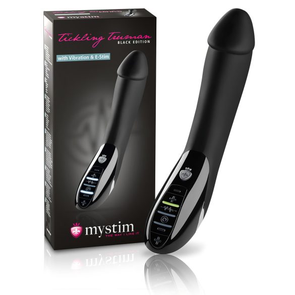 Mystim Tickling Truman - sähköstimuloiva vibraattori (musta)