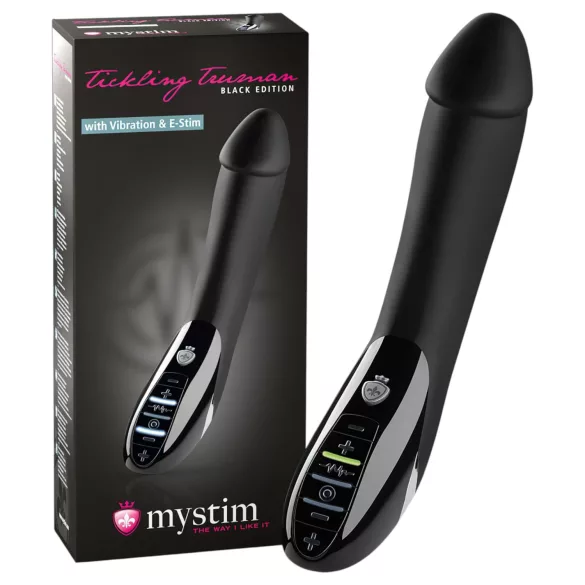 mystim - elektrostaattinen vibraattori - musta
