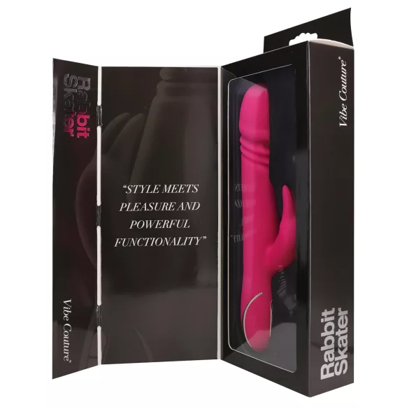 Vibe Couture - rabbit-vibraattori - työntötoiminto - pinkki