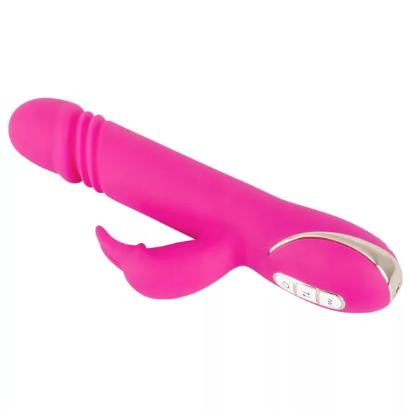 Vibe Couture - rabbit-vibraattori - työntötoiminto - pinkki