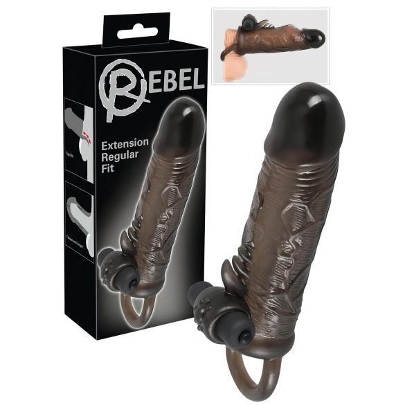 Rebel Regular - vibraatiopeniskotelo 19cm