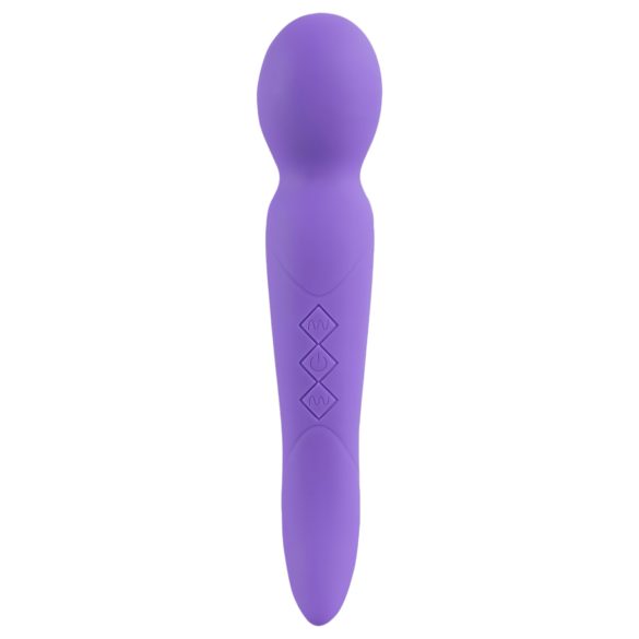 SMILE Wand - kaksimoottorinen vibraattori - hierontalaite - violetti