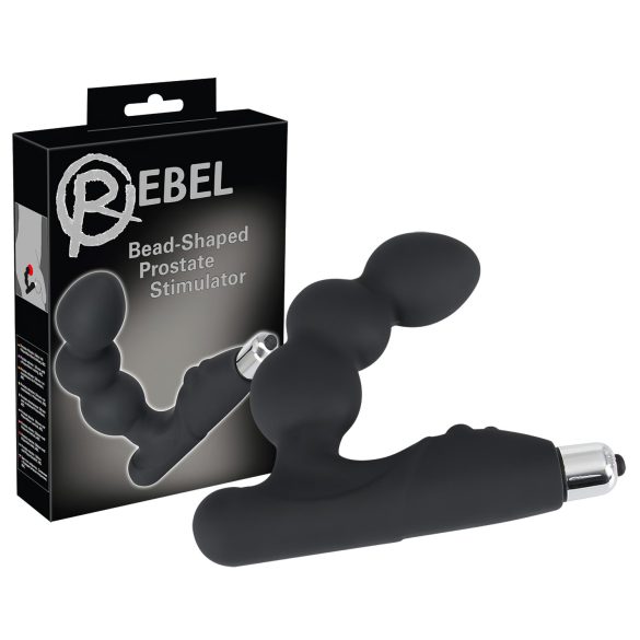 Rebel - pallomainen eturauhasvibraattori (musta)