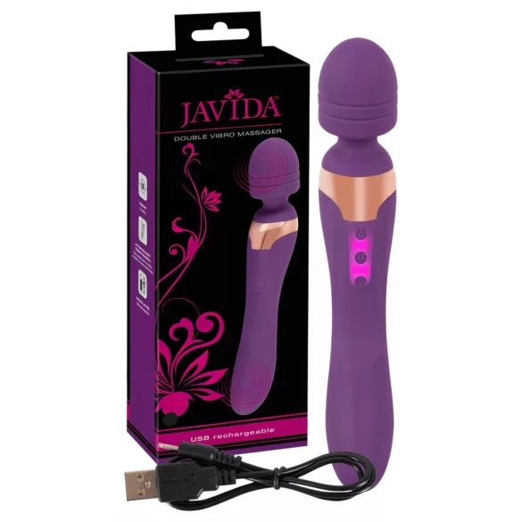 Javida Double - tuplavibraattori hieronta - violetti