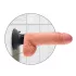 King Cock - vibraattori imukupilla - 18 cm - ihonvärinen